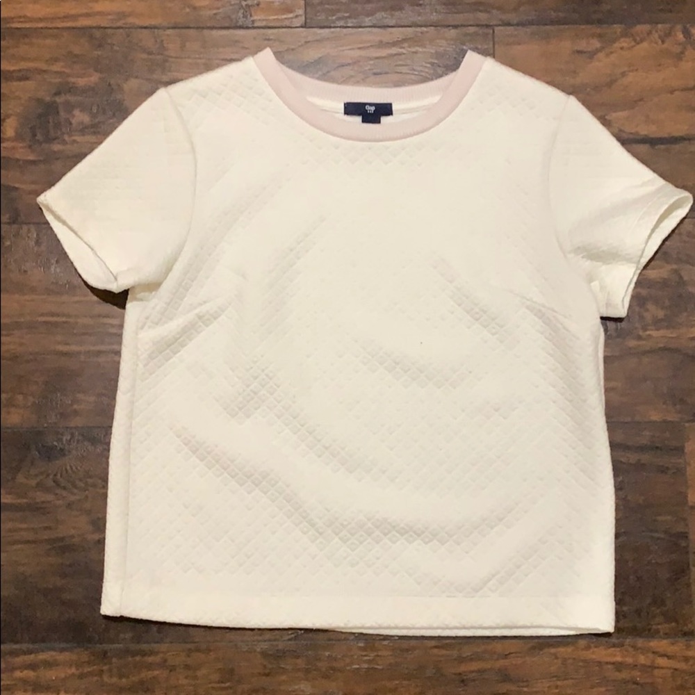 GAP Cream Crop-Like Sweater